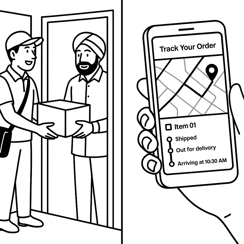 Customer can go to the cart and see the items added